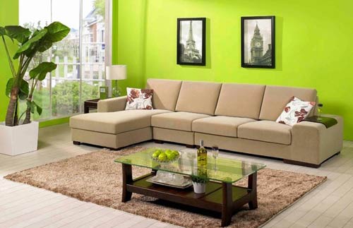 Nên bố trí sofa tạo thế “tựa lưng vào núi”